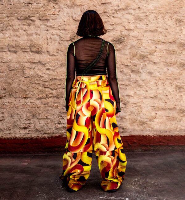✴︎ Top de Malla Tripa🩸 Cc: Caníbal ✴︎ Longitud Ajustable ✴︎ Negro Neón - Image 5