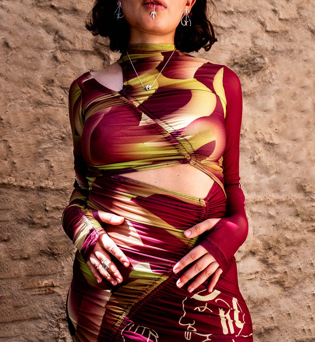 ✴︎Vestido de Malla Insaciable 🩸 Cc: Caníbal ✴︎ Longitud Ajustable ✴︎ - Image 7